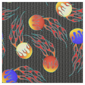 Frolf - Flammen-Datenträger Golf Stoff (Nahaufnahme)