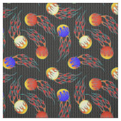 Frolf - Flammen-Datenträger Golf Stoff (Muster)