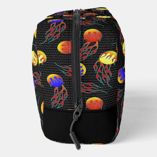 Frolf - Flammen-Datenträger Golf Waschbeutel (Rechts)