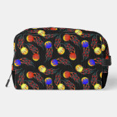 Frolf - Flammen-Datenträger Golf Waschbeutel (Rückseite)