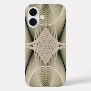 Frolic Abstrakt Art Deco Hourglass iPhone 16 Hülle