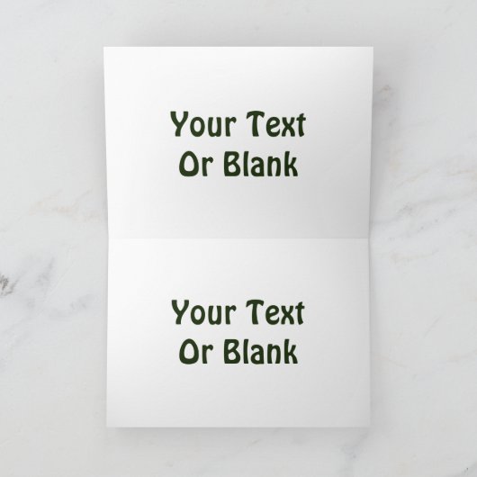 Froliche Weihnachten - dunkler Wald (Innenseite)