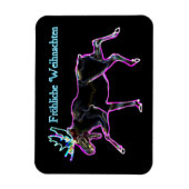 Froliche Weihnachten - Elektrische Elche Magnet (Vertikal)