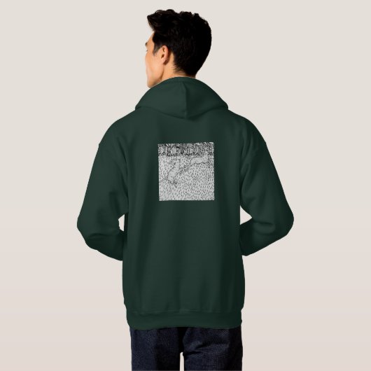 Frolicking Lambs 🐑 Hoodie (Schwarz voll)