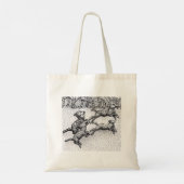 Frolicking Lambs 🐑  Tragetasche (Rückseite)