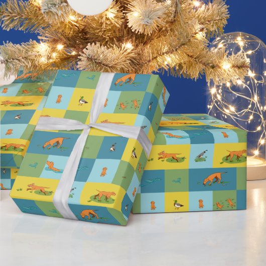 Frolicking Vizslas Geschenkpapier (Feiertage)