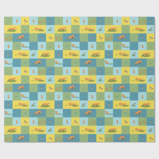 Frolicking Vizslas Geschenkpapier (Flach)