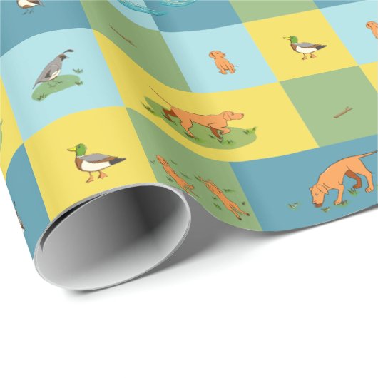 Frolicking Vizslas Geschenkpapier (Rolleneckpunkt)