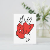 Frolicsome Flying Fox Postkarte (Stehend Vorderseite)