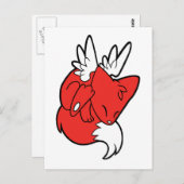 Frolicsome Flying Fox Postkarte (Vorne/Hinten)