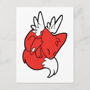 Frolicsome Flying Fox Postkarte