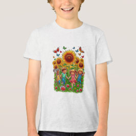 Frolisch in Feldern Tri-Blend Shirt