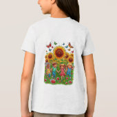 Frolisch in Feldern Tri-Blend Shirt (Rückseite)