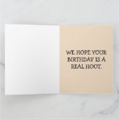 FROM ALL OF US FUNNY BIRTHDAY GREETING CARD KARTE (Innenseite)