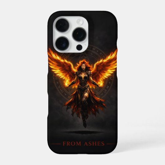 From Ashes Fire Angel iPhone 16 Pro Case Hülle (Rückseite)