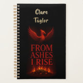 From Ashes I Rise – Phoenix Personalized Planner Planer (Vorderseite)