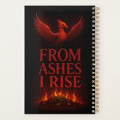 From Ashes I Rise – Phoenix Personalized Planner Planer (Rückseite)