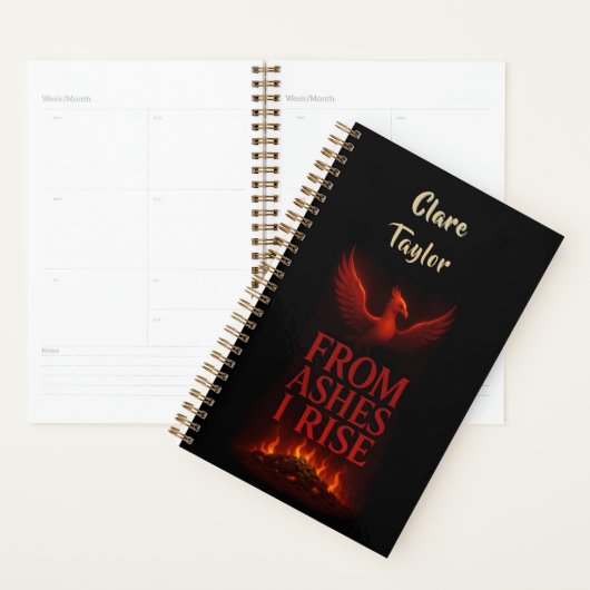 From Ashes I Rise – Phoenix Personalized Planner Planer (Anzeige)