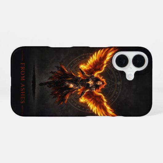 From Ashes Phoenix Angel iPhone 16 Case Hülle (Rückseite (Horizontal))