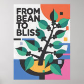 From Bean to Bliss Coffee Poster (Vorne)