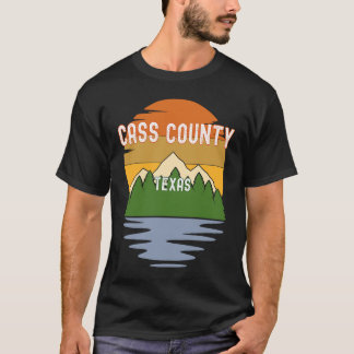 From Cass County Texas Vintage Sunset T-Shirt