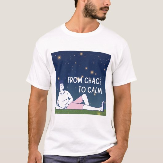 From Chaos to Calm – Emotional Healing Artwork T-Shirt (Vorderseite)