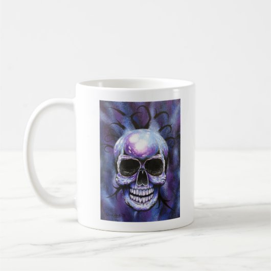 "From Darkness" Skull Art Coffee Tasse Cup (Links)