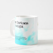 From Darkness to Light Mug Kaffeetasse (Vorderseite Links)