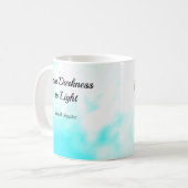 From Darkness to Light Mug Kaffeetasse (Vorderseite Links)