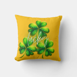 From emerald green to lucky clovers kissen