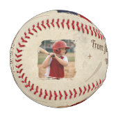 From First Catch to Forever Photo Coach Gift  Baseball (Vorderseite Links)