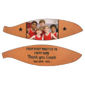 From First Practice to Every Game Thank You Coach  Basketball (Panele)