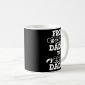 From Fur Daddy To Baby Daddy New Dad Pregnancy Ann Kaffeetasse (VorderseiteRechts)