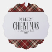 From Heaven Christmas Ornament  Karte (Rückseite)