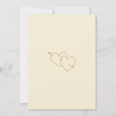 From ‘Hello’ to ‘I Do’ Rehearsal Dinner Invitation Einladung (Rückseite)