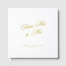 From Miss To Mrs Guest Book Gästebuch