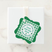 From NAME Kitchen Made with Love Irish Green Check Geschenkanhänger (Beispiel)