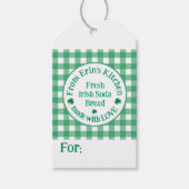 From NAME Kitchen Made with Love Irish Green Check Geschenkanhänger (Vorderseite)