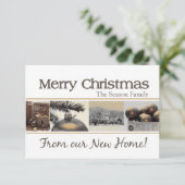 From New Home Christmas Begleitkarte (Stehend Vorderseite)