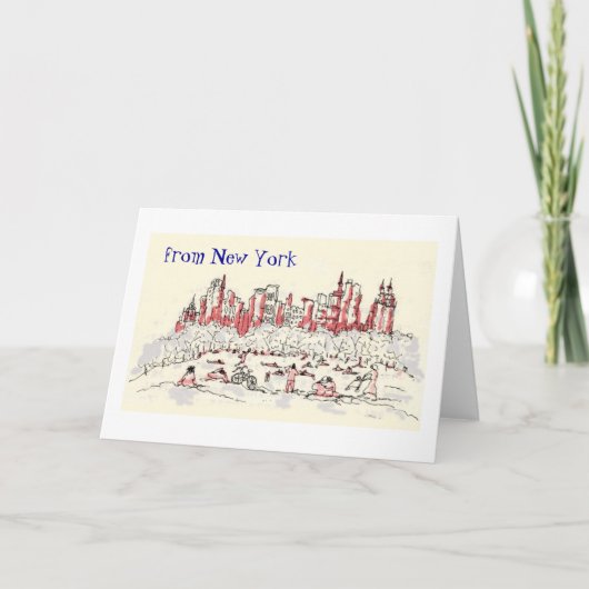 from New York greeting card Karte (Vorderseite)