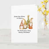 From Our Home to Yours on a Christmas  Karte (Gelbe Blume)