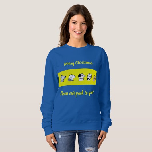 From our pack to yours - Christmas Sweatshirt (Vorne ganz)