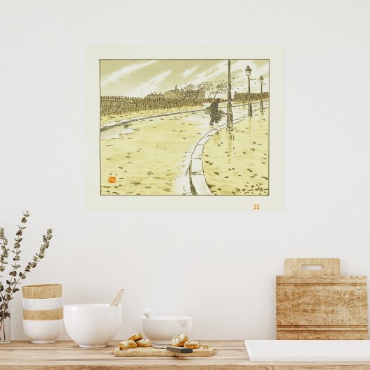 From Rue Lamarck Poster (Küche)