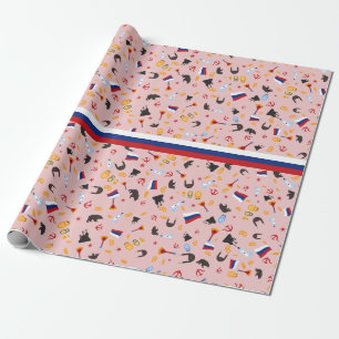 From Russia With Love- Russian flag Geschenkpapier