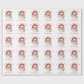 From Santa Claus Personalized Kids Christmas Geschenkpapier (Flach)