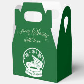 From Santa With Love Snow Globe Christmas Truck Geschenkschachtel (Offen)