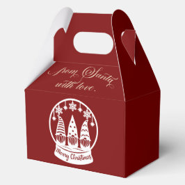 From Santa With Love Snow Globe Gnomes Geschenkschachtel