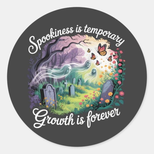 From Shadows to Bloom – Transformation sticker (Vorderseite)