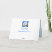 "From the Cat" Der sonnige Vatertag Karte (Rückseite)