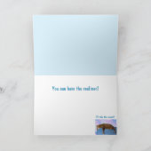 "From the Cat" Der sonnige Vatertag Karte (Innenseite)